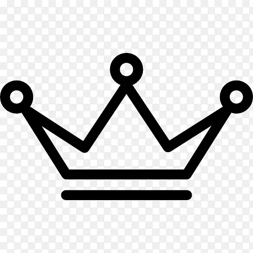 皇冠的轮廓图标