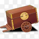 木质箱子车轮游戏
