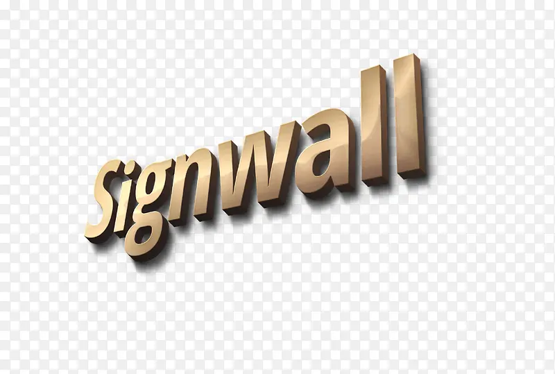 signwall金属艺术字