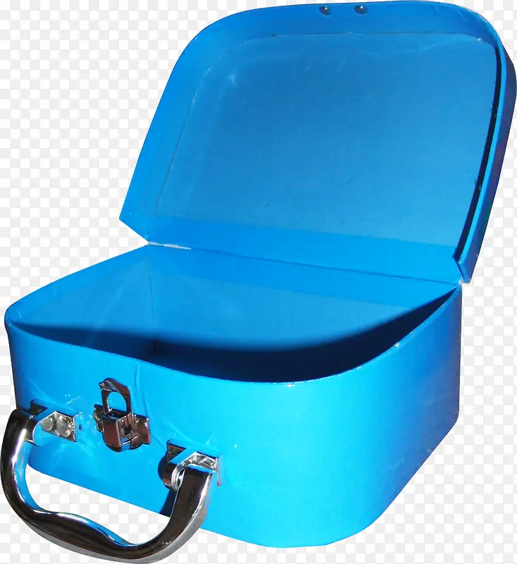 蓝色漂亮行李箱