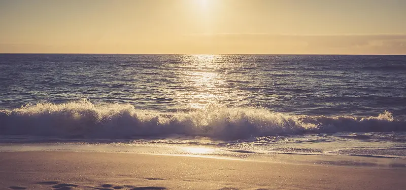 大海浪花背景