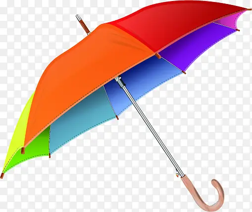 彩虹雨伞淘宝背景