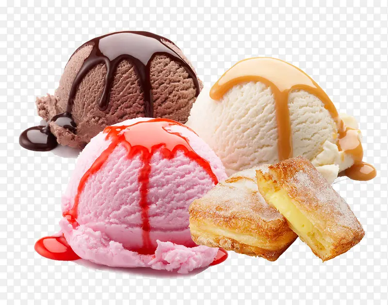 冰淇淋和面包