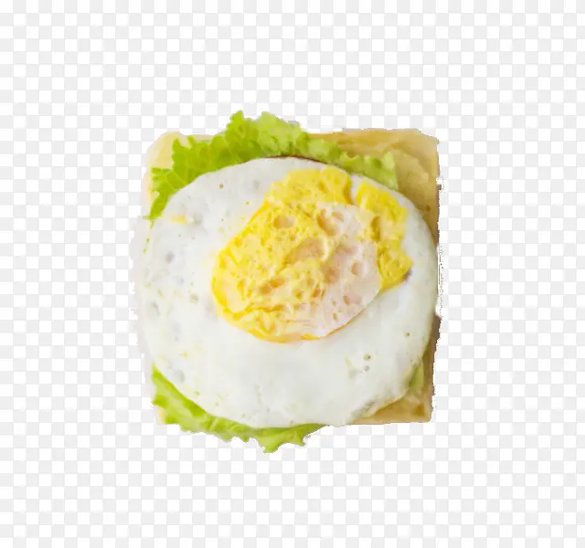 煎鸡蛋和面包