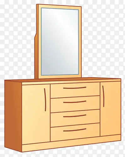 镜子与柜