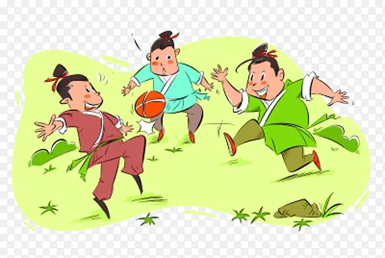 古代人也爱玩的游戏蹴鞠