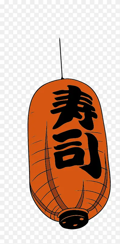 手绘日本文化灯笼