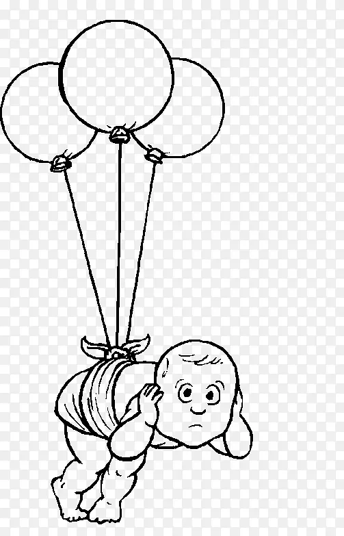 小孩和气球