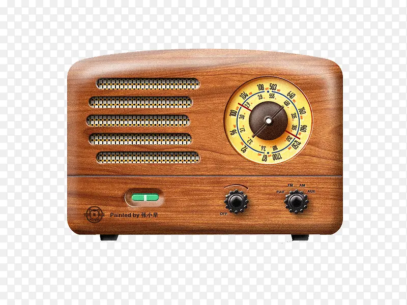 木质收音机