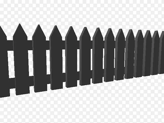 黑色栅栏