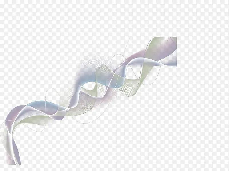 科技感素雅曲线矢量图