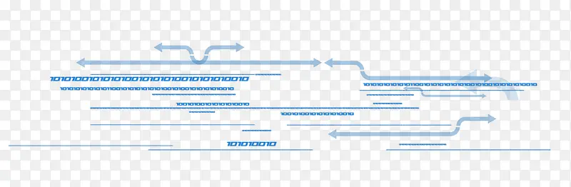 蓝色箭头数字曲线科技