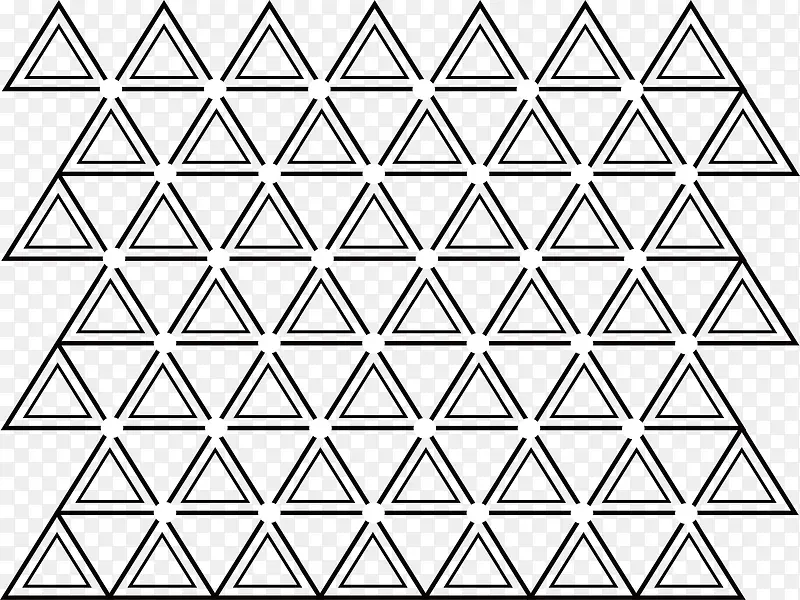 几何三角花纹