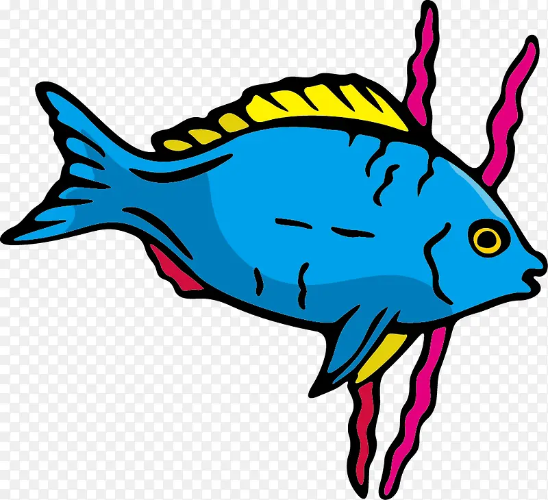 卡通动物 鱼