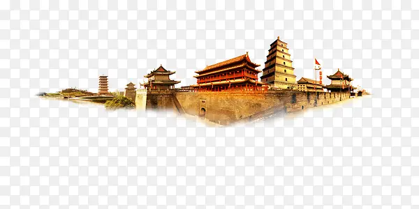 中国风古建筑素材