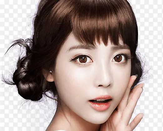 高清摄影韩国脸部造型