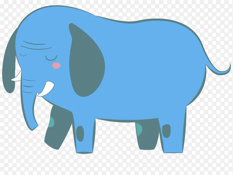韩国可爱手绘卡通动画大象