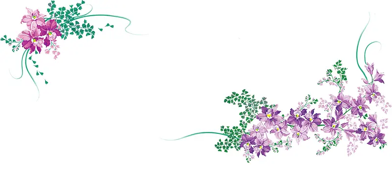 韩国手插画背景banner