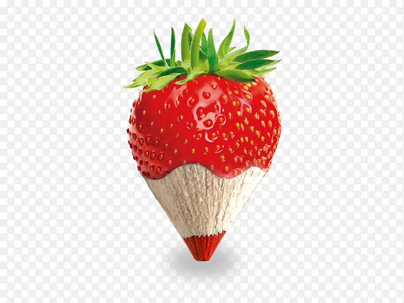 创意草莓铅笔