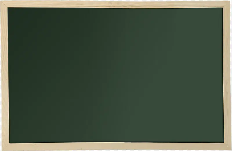 绿色卡通室内黑板