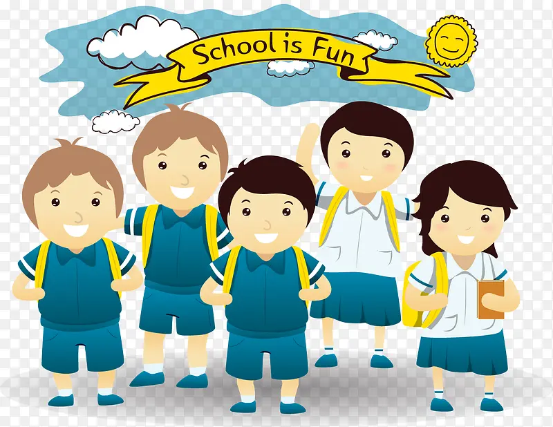 上学的学生