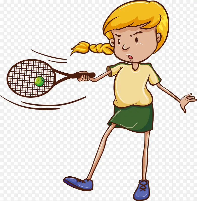 中学女生网球比赛