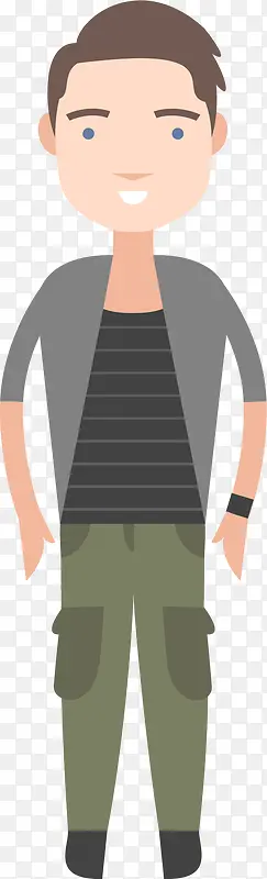 卡通男生
