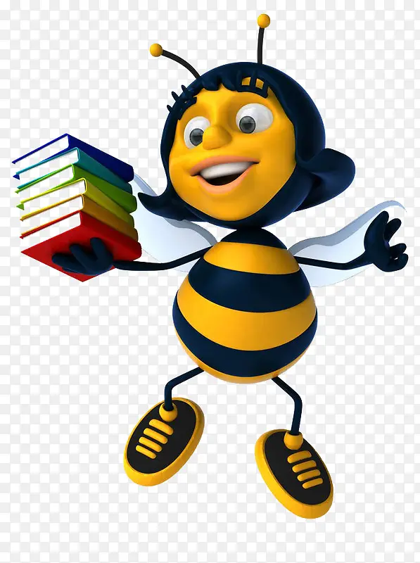 小蜜蜂托书跳跃