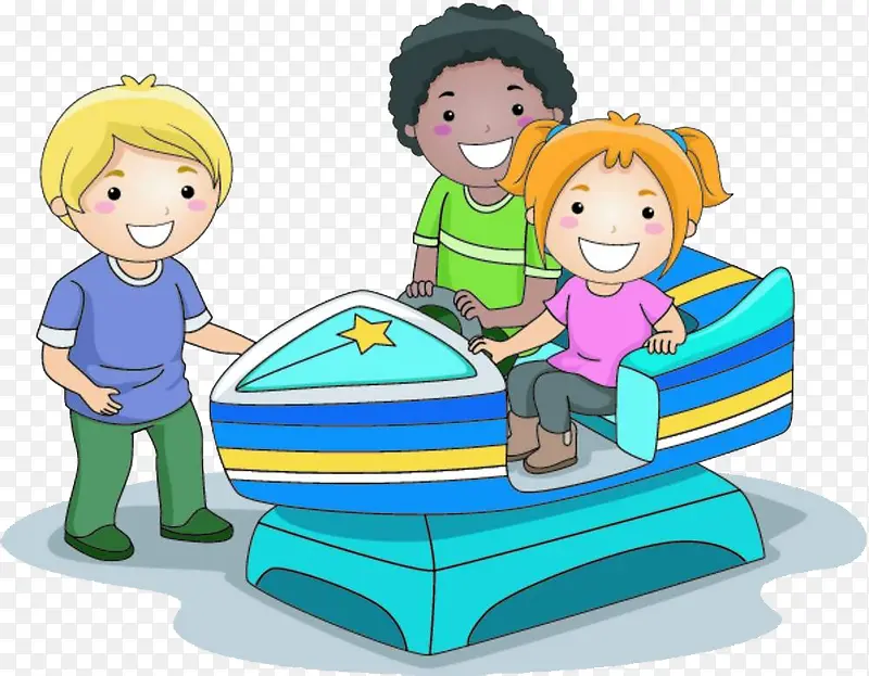 孩子玩海盗船