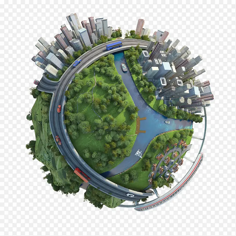 地球绿化和城市