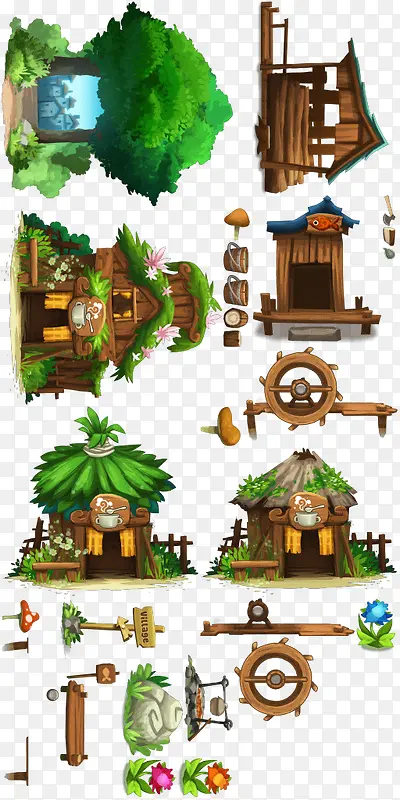 游戏房屋建筑