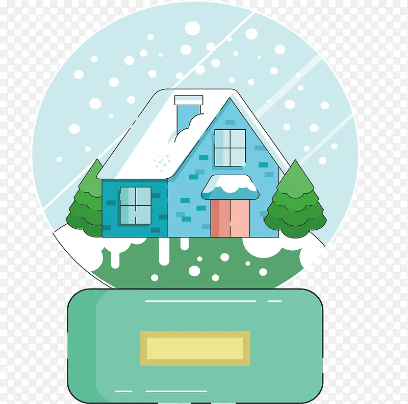 大雪中的房屋