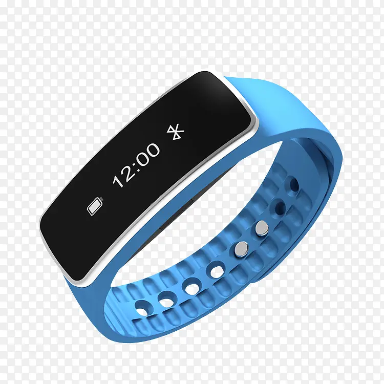 蓝色摄影质感电子产品智能手表