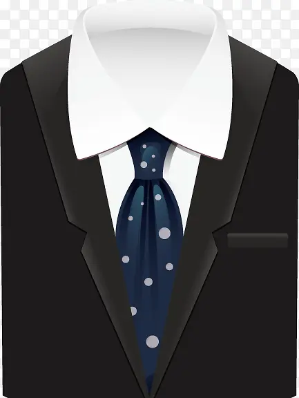 男士西服斑点领带