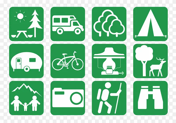 绿色旅游标志