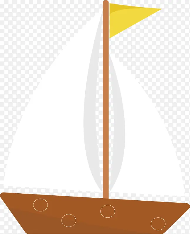 夏天旅游度假帆船