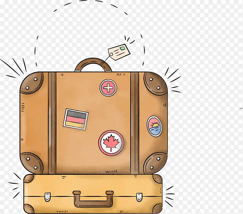 旅游复古手提行李箱