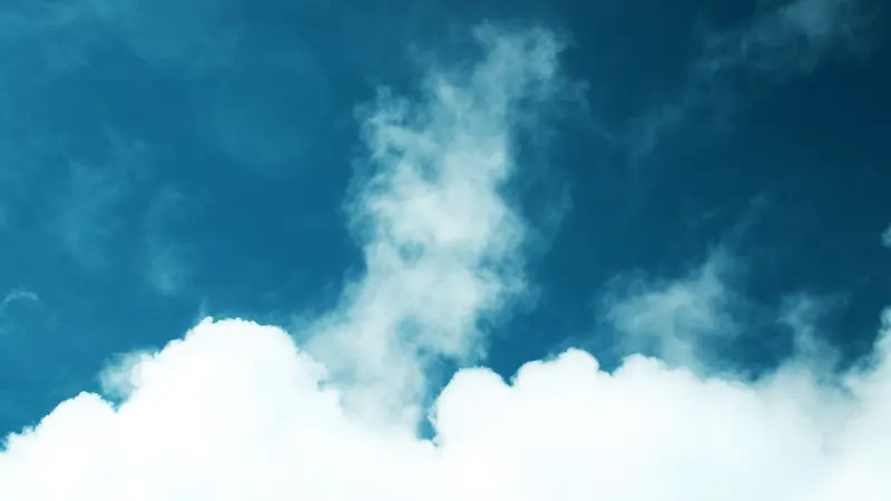 蓝天白云环境渲染
