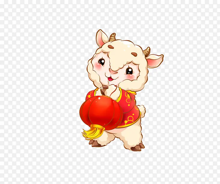 小羊拜年