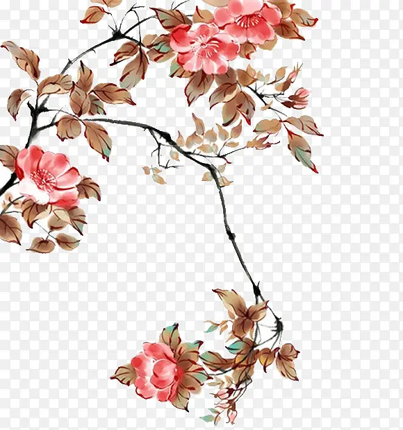 装饰手绘花PNG图片素材下载_图片编号qdxxbgkm-免抠素材网
