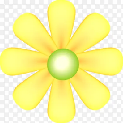 黄色春天风景花朵