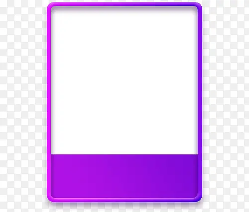 紫色方形电商边框