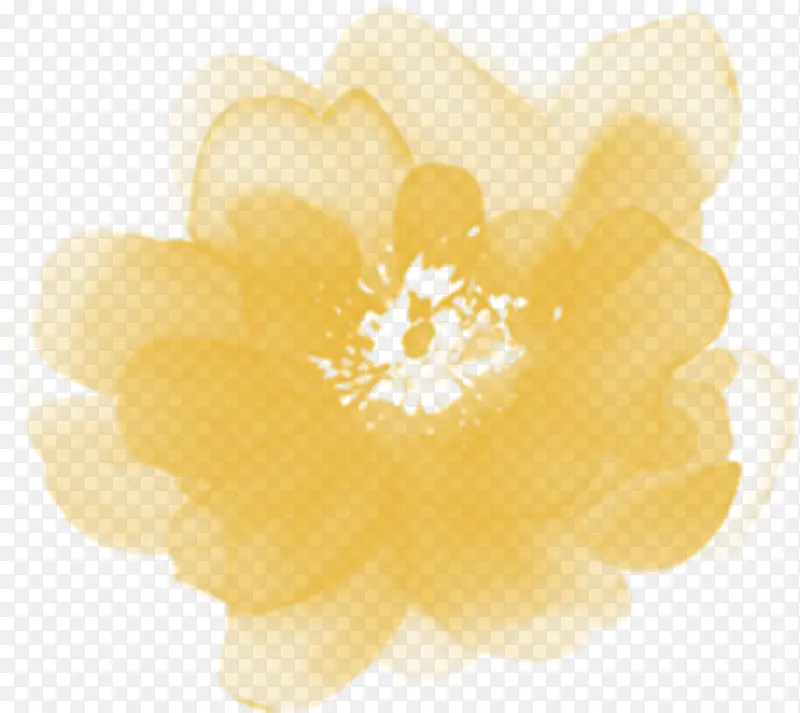 黄色梦幻花朵设计春天