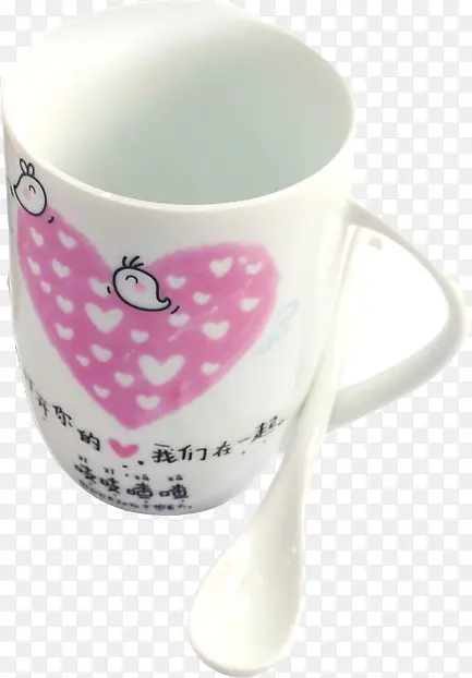 爱心陶瓷杯七夕情人节