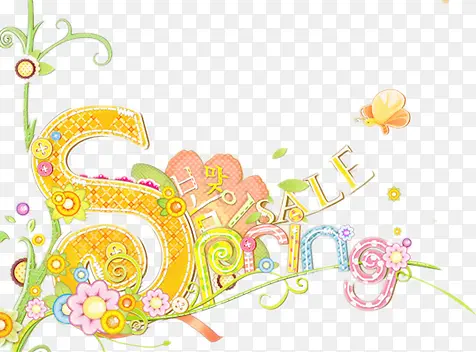 彩色手绘SPRINGPNG图片素材下载_图片编号ydxrpzaa-免抠素材网