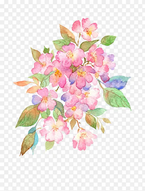 粉色小花