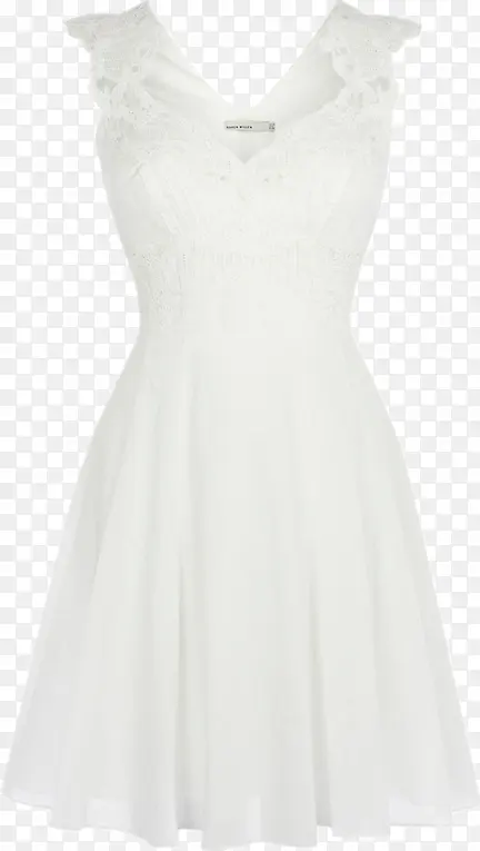 白色时尚女式裙子