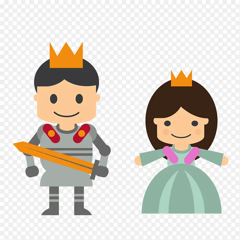 矢量王子与公主