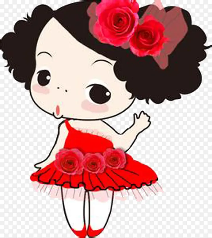 穿裙子的女孩