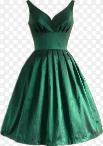 绿色时尚女式裙子